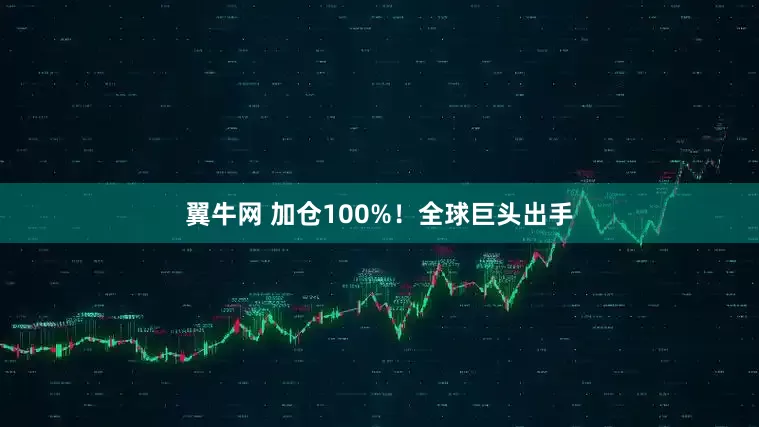 翼牛网 加仓100%!全球巨头出手