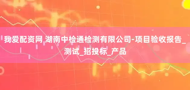 我爱配资网 湖南中检通检测有限公司-项目验收报告_测试_招投标_产品