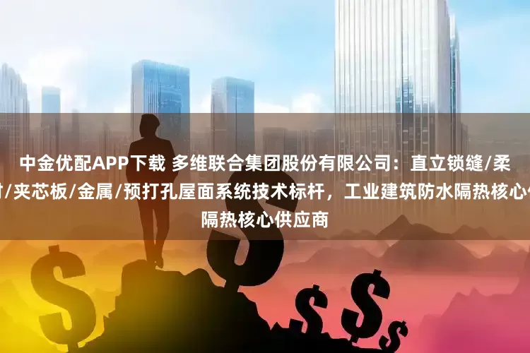 中金优配APP下载 多维联合集团股份有限公司：直立锁缝/柔性卷材/夹芯板/金属/预打孔屋面系统技术标杆，工业建筑防水隔热核心供应商